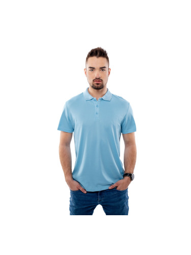 Мъжка тениска GLANO - светло синя