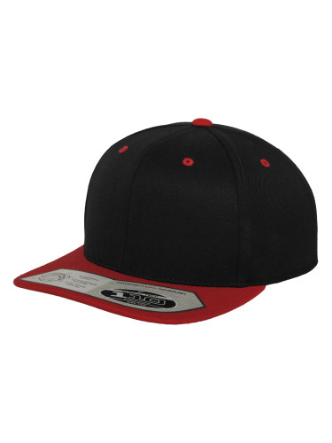 110 Mounted Snapback blk/red