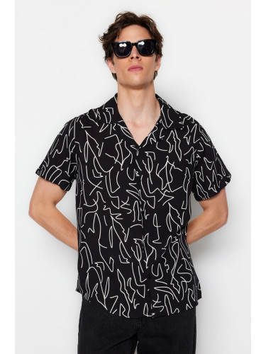 Мъжка риза Trendyol Patterned