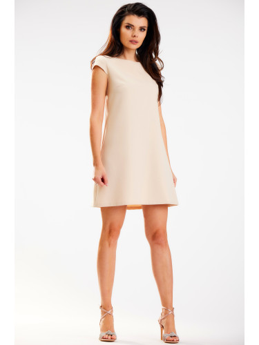 Awama Woman's Dress A570 Beige
