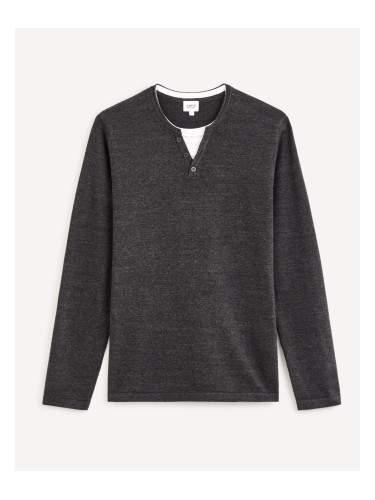 Celio Sweater with Buttons Delano - Men's