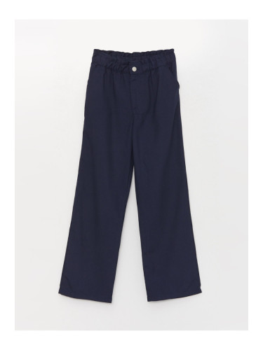 LC Waikiki Wideleg Girls' Trousers with Elastic Waist