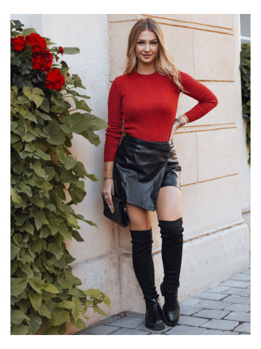 Sweter damski AURINA czerwony Dstreet