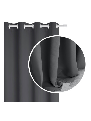 Edoti Blackout Hold curtain 140x250 A489