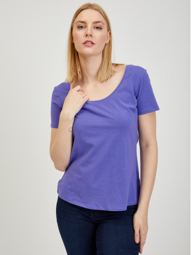 Purple basic T-shirt ORSAY - Women