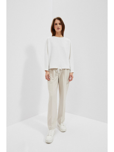 Marisse Women's Sweatshirt L-Bl-4013 Off White