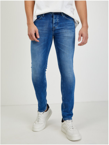 Blue Mens Slim Fit Jeans Jeans Chepstow - Men