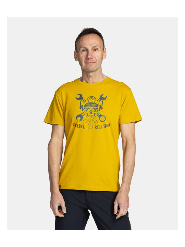 Men's cotton T-shirt KILPI SKULLY-M Gold
