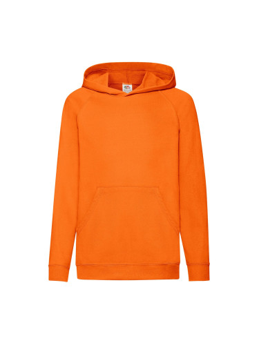 Orange Children's Hoodie Fruit of the Loom