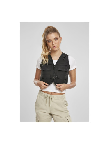 Women's Short Tactical Vest Black