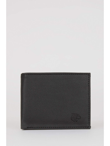 DEFACTO Men's Faux Leather Wallet