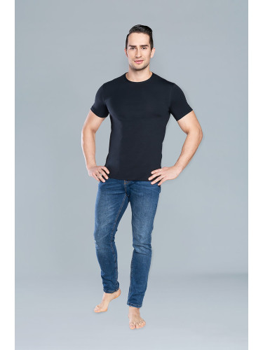 Ikar T-shirt with short sleeves - black