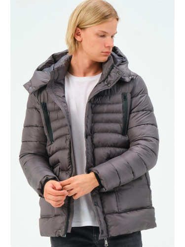 M8657 DEWBERRY MEN'S COAT-ANTHRACITE