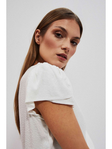 Marisse Women's Shirt L-Ko-4024 Off White