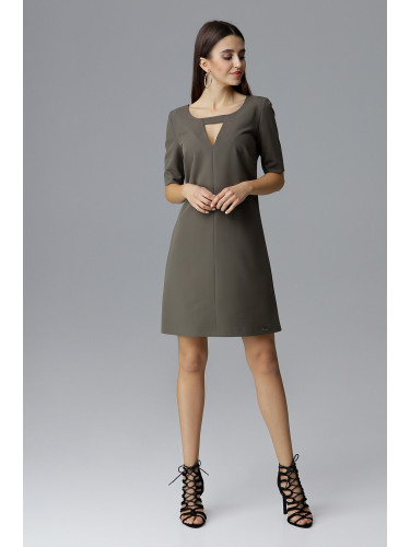 Figl Дамска рокля M634 Olive