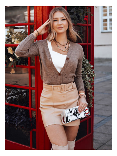 Sweter damski ZOLA beżowy Dstreet