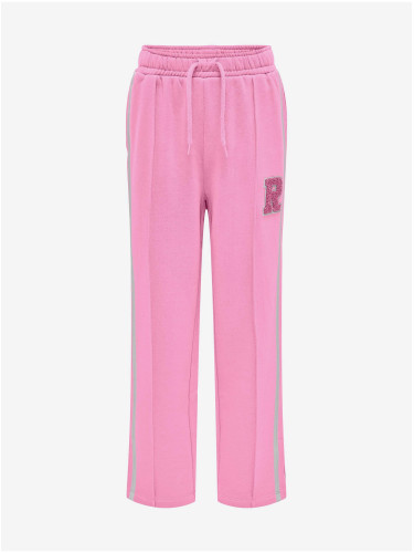 Pink girly sweatpants ONLY Selina - Girls