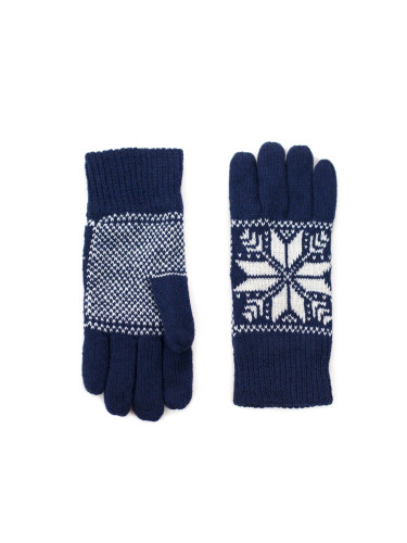 Art Of Polo Unisex's Gloves rk18608 Navy Blue