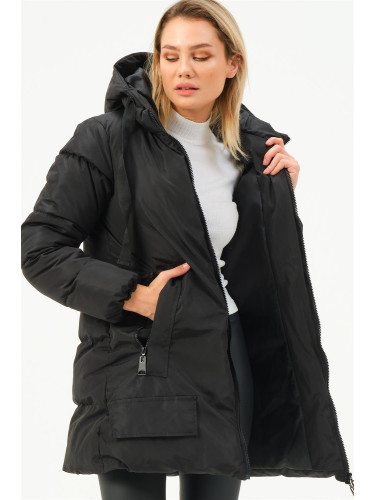 Z6773 ДАМСКО ВРЪХНО ОБЛЕКЛО DEWBERRY - ЧЕРНО