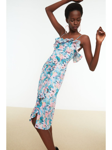 Дамска рокля Trendyol Floral patterned