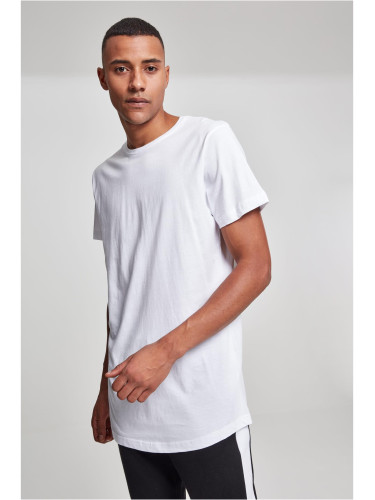 Long T-shirt in the shape of white