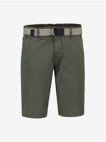 Dark green men's shorts LERROS