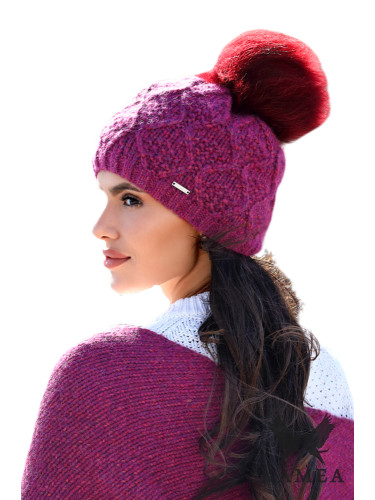 Дамска шапка Kamea Kamea_Hat_K.22.019.20_Raspberry