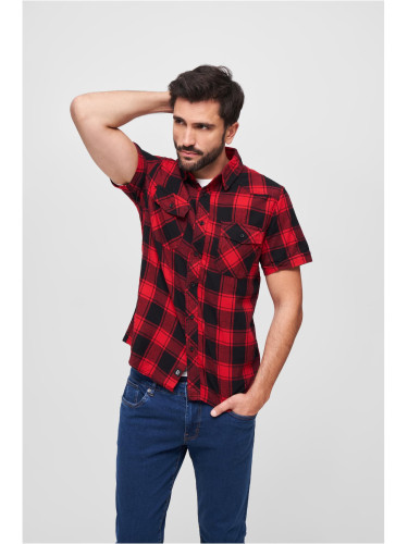 Half-sleeved shirt red/black