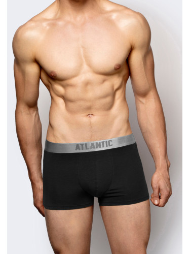 Man Cotton Boxers Pima ATLANTIC - black