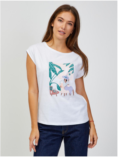White Women's T-Shirt ORSAY - Women