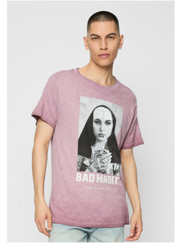 Bad Habit Tee Burgundy