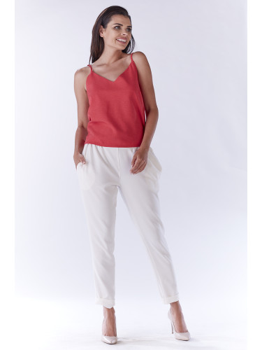 Awama Woman's Blouse A190 Pink/Fuchsia