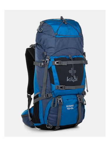 Blue unisex sports backpack Kilpi ECRINS (45+5 l)