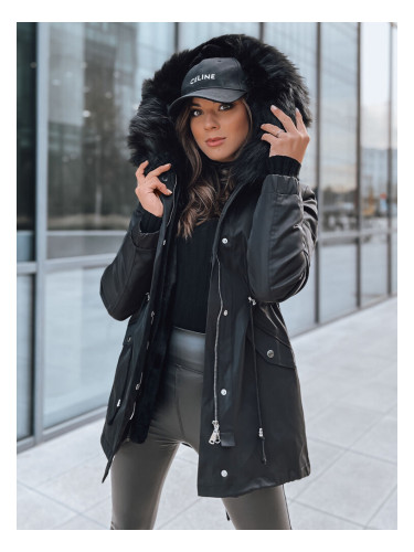 Kurtka zimowa damska parka GARNET czarna Dstreet