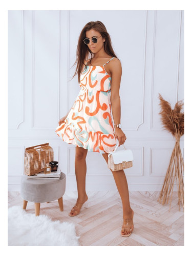 SHINE бяла рокля Dstreet