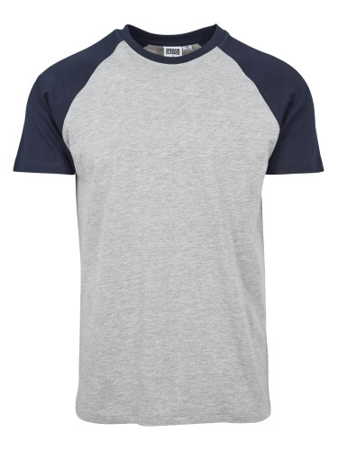 Raglan contrasting T-shirt grey/navy