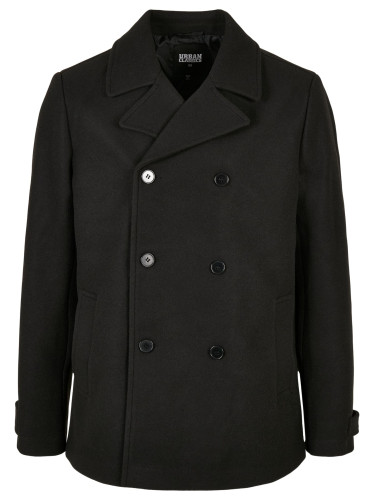 Classic Black Pea Coat