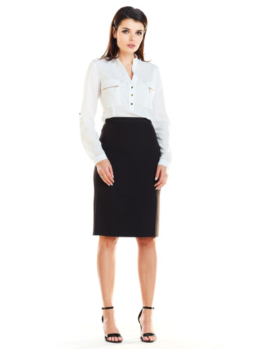 Awama Woman's Skirt A255 Black