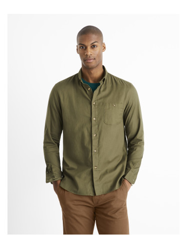Celio Shirt twill regular Carobone - Mens