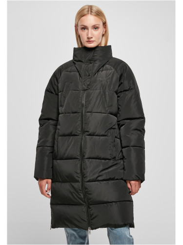 Women's High Neck Puffer Coat Black