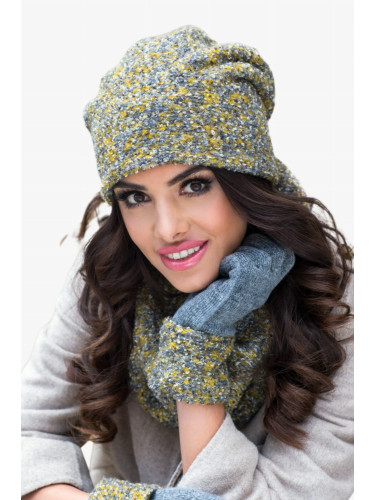 Дамски комплект Kamea Kamea_Set_Hat&Scarf_K.17.249.25_Mustard