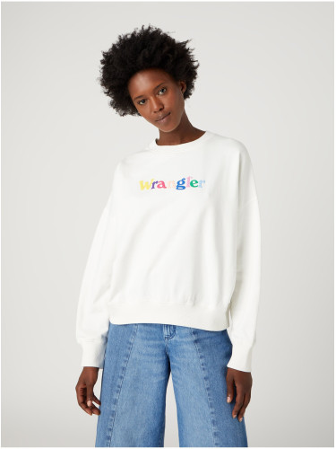 White Womens Wrangler Sweatshirt - Women