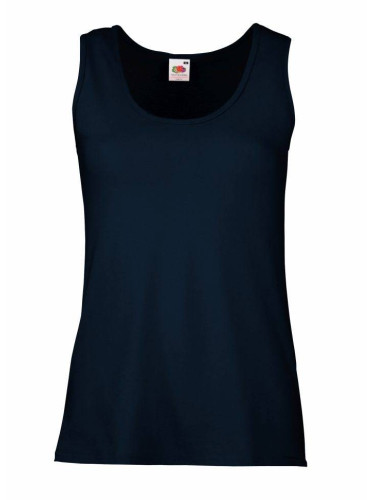 Valueweight Vest Fruit of the Loom Navy Women's T-shirt