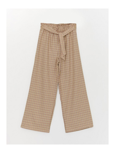 LC Waikiki Wideleg Girls' Trousers with Elastic Waist