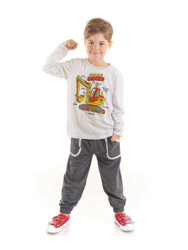mshb&g Yellow Digger Boy T-shirt Trousers Suit