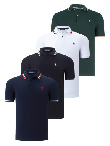 Men's polo shirt dewberry