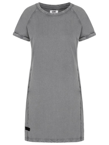 Women's dress LOAP DELENA Grey