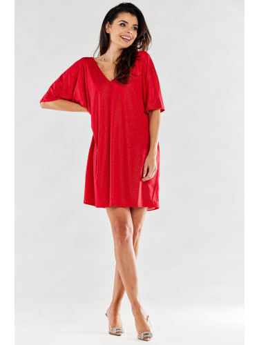 Awama Woman's Dress A557 Red