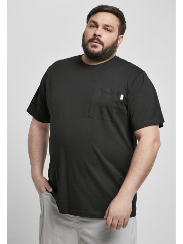 Basic pocket t-shirt made of organic cotton black