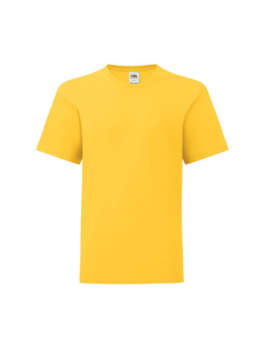 Yellow children's t-shirt in combed cotton Fruit of the Loom